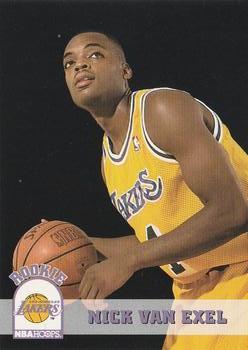 #356 Nick Van Exel - Los Angeles Lakers - 1993-94 Hoops Basketball