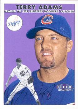#356 Terry Adams - Los Angeles Dodgers - 2000 Fleer Tradition Baseball