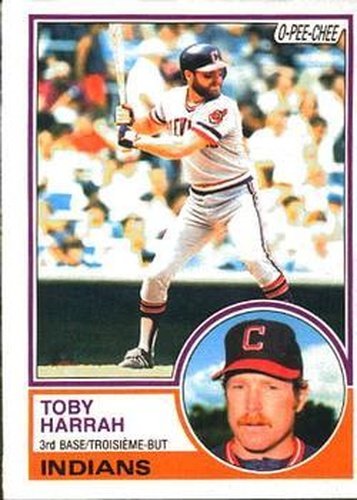 #356 Toby Harrah - Cleveland Indians - 1983 O-Pee-Chee Baseball