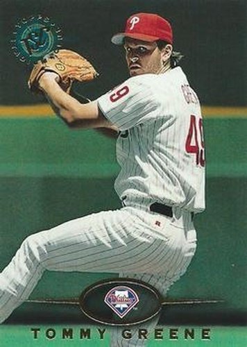 #356 Tommy Greene - Philadelphia Phillies - 1995 Stadium Club Baseball