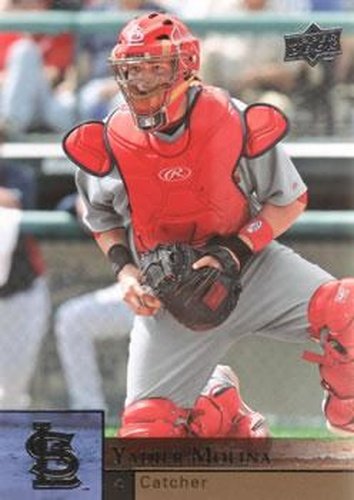 #356 Yadier Molina - St. Louis Cardinals - 2009 Upper Deck Baseball