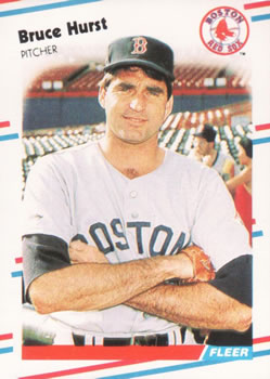 #356 Bruce Hurst - Boston Red Sox - 1988 Fleer Baseball