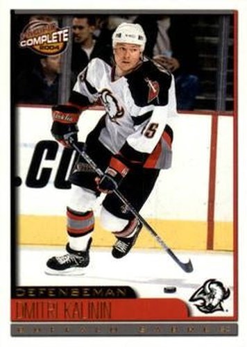 #356 Dmitri Kalinin - Buffalo Sabres - 2003-04 Pacific Complete Hockey