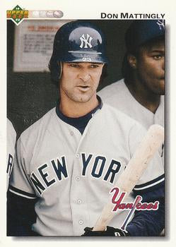 #356 Don Mattingly - New York Yankees - 1992 Upper Deck Baseball