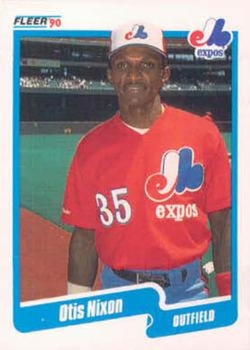 #356 Otis Nixon - Montreal Expos - 1990 Fleer USA Baseball
