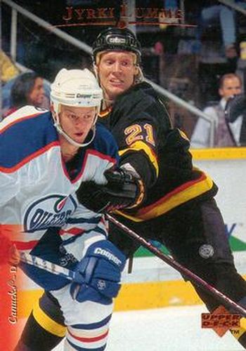 #356 Jyrki Lumme - Vancouver Canucks - 1995-96 Upper Deck Hockey