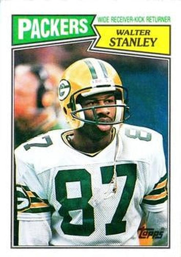 #356 Walter Stanley - Green Bay Packers - 1987 Topps Football