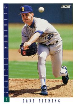 #356 Dave Fleming - Seattle Mariners - 1993 Score Baseball