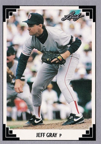 #356 Jeff Gray - Boston Red Sox - 1991 Leaf Baseball