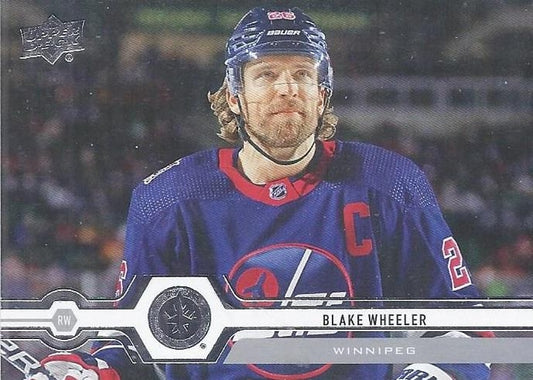 #356 Blake Wheeler - Winnipeg Jets - 2019-20 Upper Deck Hockey
