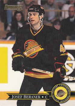#356 Josef Beranek - Vancouver Canucks - 1995-96 Donruss Hockey