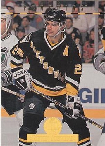 #356 Kevin Stevens - Pittsburgh Penguins - 1994-95 Leaf Hockey