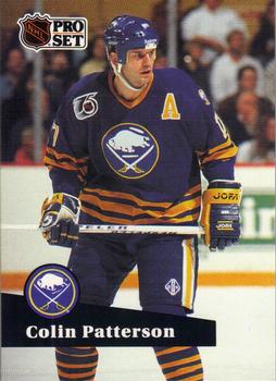 #356 Colin Patterson - 1991-92 Pro Set Hockey