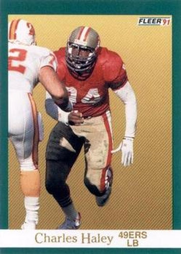 #356 Charles Haley - San Francisco 49ers - 1991 Fleer Football