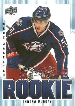 #357 Andrew Murray - Columbus Blue Jackets - 2008-09 Upper Deck MVP Hockey