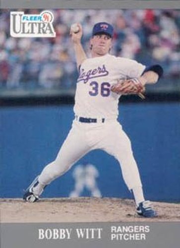 #357 Bobby Witt - Texas Rangers - 1991 Ultra Baseball