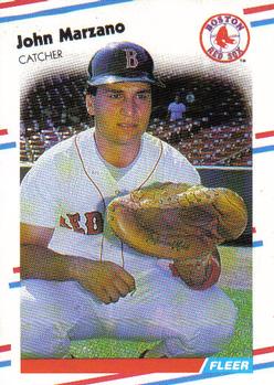 #357 John Marzano - Boston Red Sox - 1988 Fleer Baseball