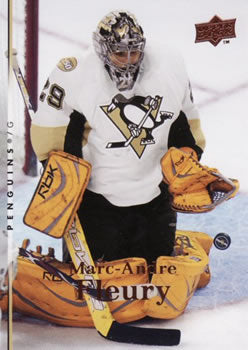 #357 Marc-Andre Fleury - Pittsburgh Penguins - 2007-08 Upper Deck Hockey
