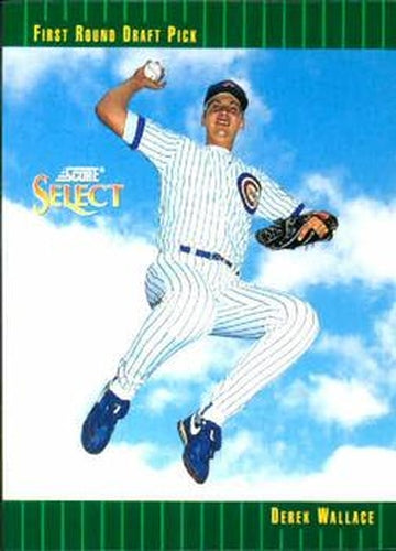 #357 Derek Wallace - Chicago Cubs - 1993 Select Baseball