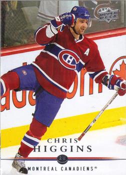 #357 Chris Higgins - Montreal Canadiens - 2008-09 Upper Deck Hockey