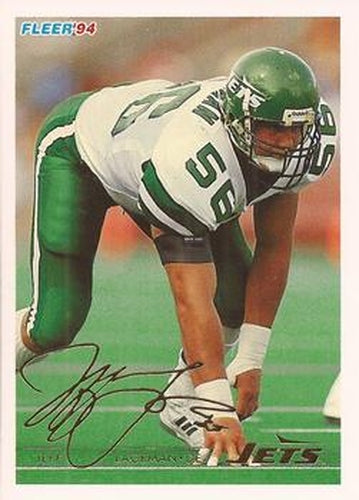 #357 Jeff Lageman - New York Jets - 1994 Fleer Football