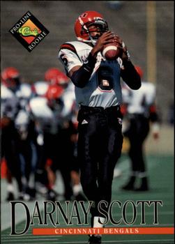 #357 Darnay Scott - Cincinnati Bengals - 1994 Pro Line Live Football