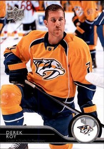 #357 Derek Roy - Nashville Predators - 2014-15 Upper Deck Hockey