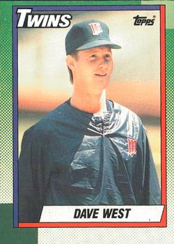 #357 Dave West - Minnesota Twins - 1990 O-Pee-Chee Baseball