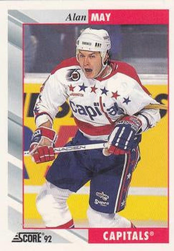 #357 Alan May - Washington Capitals - 1992-93 Score USA Hockey