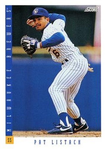 #357 Pat Listach - Milwaukee Brewers - 1993 Score Baseball