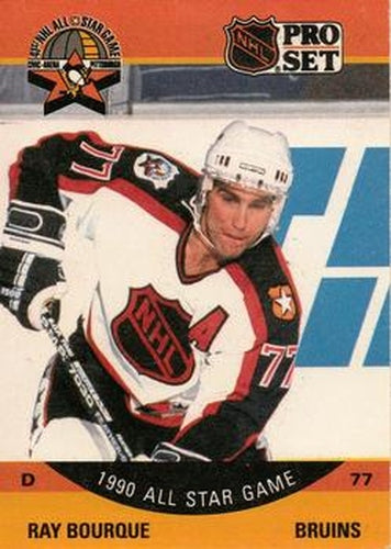#357 Ray Bourque - Boston Bruins - 1990-91 Pro Set Hockey