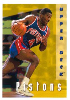 #357 Detroit Pistons - Detroit Pistons - 1992-93 Upper Deck Basketball