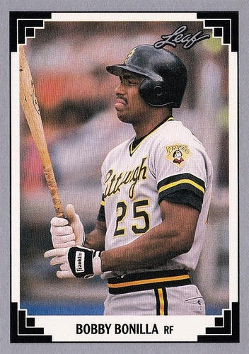 #357 Bobby Bonilla - Pittsburgh Pirates - 1991 Leaf Baseball