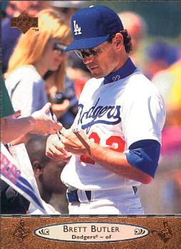 #357 Brett Butler - Los Angeles Dodgers - 1996 Upper Deck Baseball