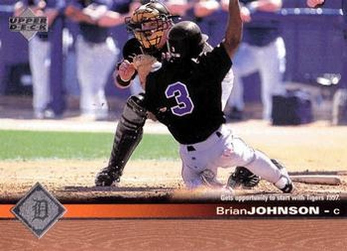 #357 Brian Johnson - Detroit Tigers - 1997 Upper Deck Baseball