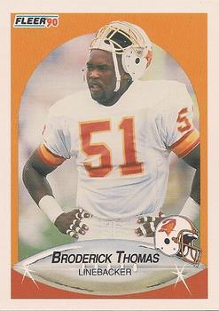 #357 Broderick Thomas - Tampa Bay Buccaneers - 1990 Fleer Football
