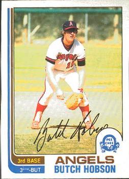 #357 Butch Hobson - California Angels - 1982 O-Pee-Chee Baseball