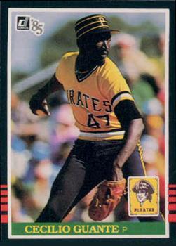 #357 Cecilio Guante - Pittsburgh Pirates - 1985 Donruss Baseball