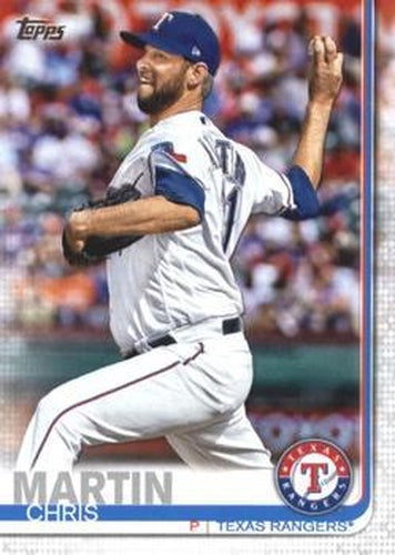 #357 Chris Martin - Texas Rangers - 2019 Topps Baseball