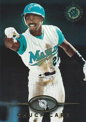 #357 Chuck Carr - Florida Marlins - 1995 Stadium Club Baseball