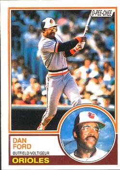 #357 Dan Ford - Baltimore Orioles - 1983 O-Pee-Chee Baseball