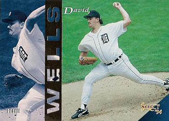 #357 David Wells - Detroit Tigers - 1994 Select Baseball