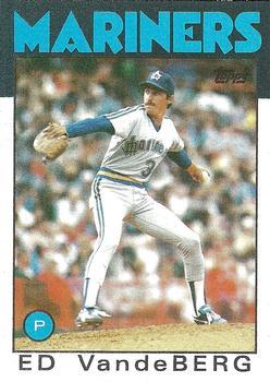 #357 Ed Vande Berg - Seattle Mariners - 1986 Topps Baseball