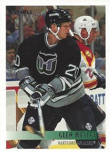 #357 Glen Wesley - Hartford Whalers - 1994-95 Topps Premier Hockey