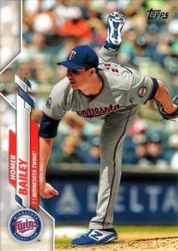 #357 Homer Bailey - Minnesota Twins - 2020 Topps Baseball