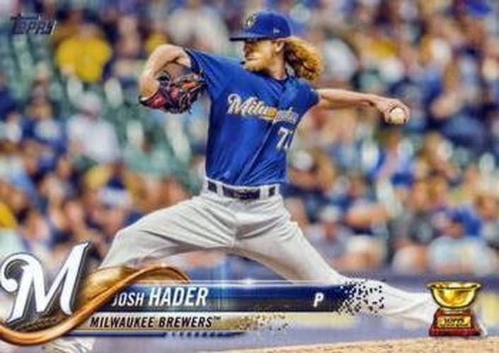 #357 Josh Hader - Milwaukee Brewers - 2018 Topps Baseball