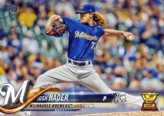 #357 Josh Hader - Milwaukee Brewers - 2018 Topps Baseball