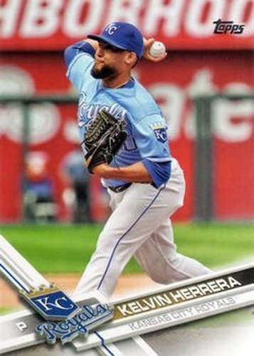 #357 Kelvin Herrera - Kansas City Royals - 2017 Topps Baseball