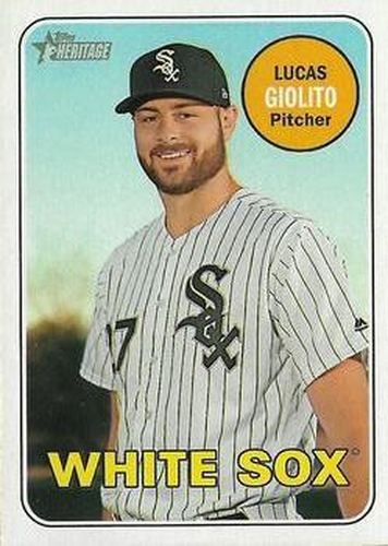 #357 Lucas Giolito - Chicago White Sox - 2018 Topps Heritage Baseball