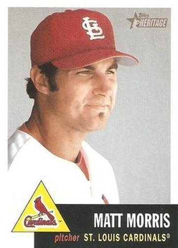 #357 Matt Morris - St. Louis Cardinals - 2002 Topps Heritage Baseball